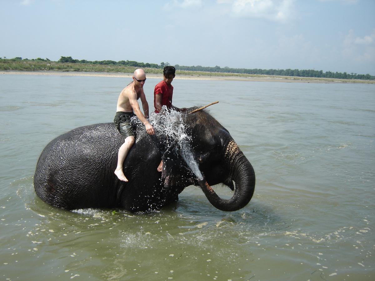 Rainbow Safari Resort Sauraha Exteriér fotografie
